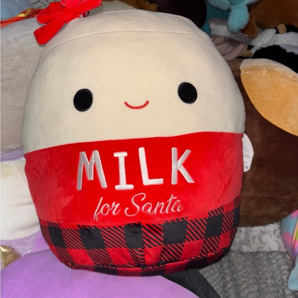 Milk for Santa Christmas Squishmallow